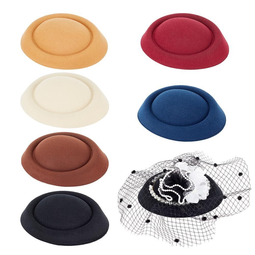 5446 6 Colors Fascinator Hats For Women Teardrop Hat Base Eva